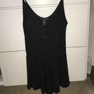 forever 21 black romper